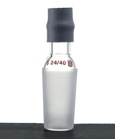 A452440 溫度計接頭，具7mm內徑橡膠套 磨口24/40