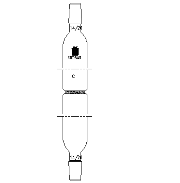F701430C,具砂板過濾管,14/20,砂芯孔隙規格：G2