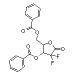苯甲酸[[(2R,3R)-3-(芐氧基)-4,4-二氟-5-氧代-2-四氫呋喃基]甲基]酯