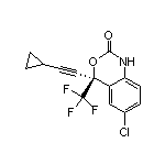 (S)-4-(2-環丙基乙炔基)-4-三氟甲基-6-氯-2,4-二氫-1H-3,1-苯并噁嗪-2-酮