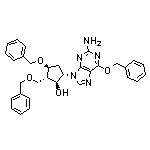 (1S,2S,3S,5S)-2-(芐氧基甲基)-3-(芐氧基)-5-[2-氨基-6-(芐氧基)-9H-嘌呤-9-基]環戊醇