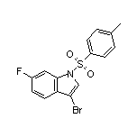 1-(對甲基苯磺酰基)-3-溴-6-氟吲哚