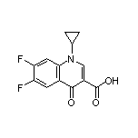 1-環丙基-4-氧代-6,7-二氟-1,4-二氫喹啉-3-甲酸