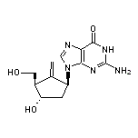 2-氨基-9-[(1S,3R,4S)-3-(羥甲基)-4-羥基-2-亞甲基環戊基]-6,9-二氫-3H-嘌呤-6-酮