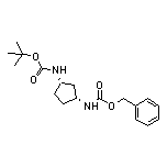 (1S,3R)-1-(Boc-氨基)-3-(Cbz-氨基)環戊烷
