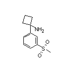 1-(3-甲砜基苯基)環丁胺