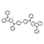 N4,N4'-二苯基-N4,N4'-二(9-苯基-3-咔唑基)聯苯-4,4'-二胺