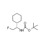 (S)-N-Boc-1-環己基-2-氟乙胺