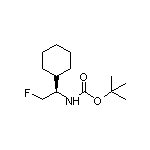 (R)-N-Boc-1-環己基-2-氟乙胺