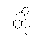4-(4-環丙基-1-萘基)-1,2,4-三唑-5(4H)-硫酮
