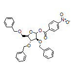 2,3,5-三-O-芐基-1,O-(4-硝基苯甲酰基)-D-阿拉伯呋喃糖