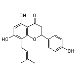 (S)-7-羥基-2-(4-羥基苯基)-5-甲氧基-8-(3-甲基丁-2-烯-1-基)色滿-4-酮