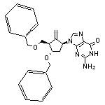 2-氨基-9-[(1S,3R,4S)-4-(芐氧基)-3-[(芐氧基)甲基]-2-亞甲基環戊基]-1H-嘌呤-6(9H)-酮