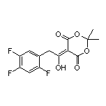 5-[1-羥基-2-(2,4,5-三氟苯基)亞乙基]-2,2-二甲基-1,3-二氧六環-4,6-二酮