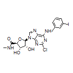 (2S,3S,4R,5R)-5-[2-氯-6-[(3-碘芐基)氨基]-9H-嘌呤-9-基]-3,4-二羥基-N-甲基四氫呋喃-2-甲酰胺