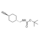N-Boc-1-(反式-4-乙炔基環己基)甲胺