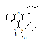 4-苯基-5-[2-(對甲苯基)-4-喹啉基]-4H-1,2,4-三唑-3-硫醇