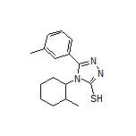 4-(2-甲基環己基)-5-(間甲苯基)-4H-1,2,4-三唑-3-硫醇
