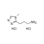 3-(4-甲基-4H-1,2,4-三唑-3-基)-1-丙胺二鹽酸鹽