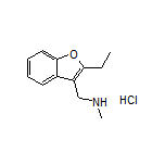 1-(2-乙基苯并呋喃-3-基)-N-甲基甲胺鹽酸鹽