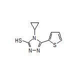 4-環丙基-5-(2-噻吩基)-4H-1,2,4-三唑-3-硫醇