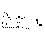 (S)-6-[[(3-四氫呋喃基)氧基]甲基]吡啶-2-甲胺半草酸鹽