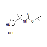 N-Boc-2-(3-氮雜環丁基)-2-丙胺鹽酸鹽