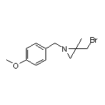 2-(溴甲基)-1-(4-甲氧基芐基)-2-甲基氮雜環丙烷
