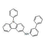 N-(3-聯苯基)-9-苯基咔唑-3-胺