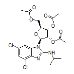 4,6-二氯-2-(異丙基氨基)-1-(2,3,5-三-O-乙酰基-β-L-呋喃核糖基)苯并咪唑