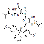N2-異丁酰基-5’-O-(4,4’-二甲氧基三苯甲基)-3’-O-叔丁基二甲基硅基鳥苷