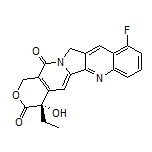 (S)-4-乙基-10-氟-4-羥基-1H-吡喃并[3’,4’:6,7]吲嗪并[1,2-b]喹啉-3,14(4H,12H)-二酮