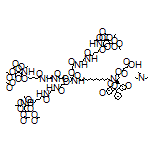 4-[[(3R,5S)-1-[1-[[(2R,3R,4R,5R,6R)-3-乙酰氨基-4,5-二乙酰氧基-6-(乙酰氧基)四氫-2H-吡喃-2-基]氧基]-16,16-雙[[3-[[3-[5-[[(2R,3R,4R,5R,6R)-3-乙酰氨基-4,5-二乙酰氧基-6-(乙酰氧基甲基)四氫-2H-吡喃-2-基]氧基]戊酰氨基]丙基]氨基]-3-氧代丙氧基]甲基]-5,11,18-三氧代-14-氧雜-6,10,17-三氮雜二十九烷-29-酰基]-5-[[雙(4-甲氧基苯基)(苯基)甲氧基]甲基]-3-吡咯烷基]氧基]-4-氧代丁酸 三乙胺鹽
